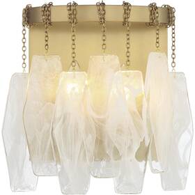 3622-732 Minka-lavery Willow Wall Sconce Light In Legacy Brass