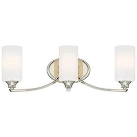 3983-613 Minka Lavery Tilbury 3 Light Polished Nickel Bath Vanity