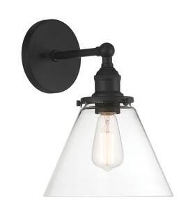5680-66a Minka Lavery 5680 Barwell 14 Inch Tall Wall Sconce - Coal