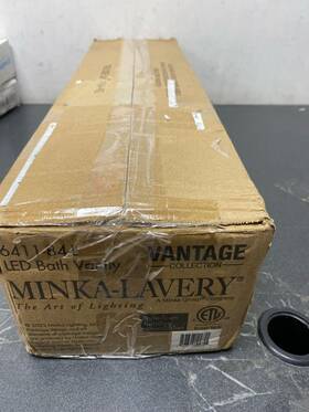 6411-84-l Minka Lavery Vantage 24 Inch Wide Led Vanity Light - Brushed Nickel