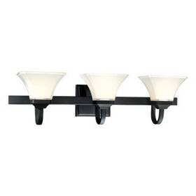 6813-66 Minka Lavery Ml-6813 3 Light Bathroom Vanity From The Agilis Collection 6813-66 Minka Lavery Ml-6813 3 Light Bathroom Vanity From The Agilis Collection