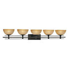 6275-357 Minka Mission Lineage Iron Light Bathroom 5 Fixture Lavery Style Oxide