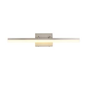 Wjq063011031n00 Mirrea 24in Modern Led Vanity Light For Bathroom Lighting Dimmable 24w Brushed Nicke