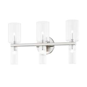 Style-18.25 Mitzi H384303-pn - Tabitha-3 Light Bath Bracket In Modern Inches Wide By 10.25