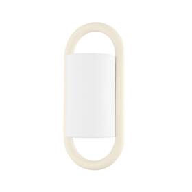 H652101-tcr Mitzi Wynter 1 Light Wall Sconce Textured Cream/white -