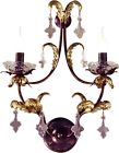 Ml-6431-a2 Euroluxhome Sconce David Michael Lighting Murano Glass Brass 616524116242