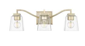 24003-mg Ml Lighting Avenna Collection 3 Light Vanity In Modern Gold Finish With Cl 24003-mg Ml Lighting Avenna Collection 3 Light Vanity In Modern Gold Finish With Cl