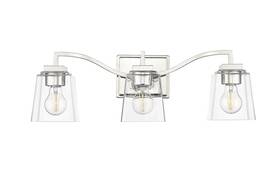 Ml Lighting 24003-pn Avenna Collection 24003pn 3 Light Vanity In Polished Nickel Finish With