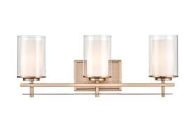 Ml Lighting 842639029522 5503-mg Contemporary 3-light Wall Sconce From Huderson Collection