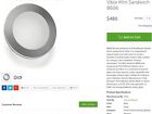 8606-30 Model Mounted Light Mini Vibia 2 Wall Luminous Flush Ceiling Sandwich