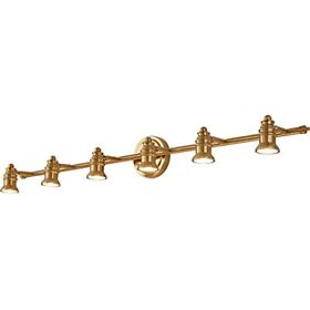 1588-6t Modern Bathroom Led Vanity Lights Fixtures Over Mirror Gold 6-lights