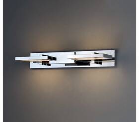 Ws-23719-ch Modern Forms Chrome Pixel 2-light 19 Inch Wide Integrated Led Bathroom Vanity Light