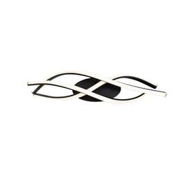 Ws-58329-bk Modern Forms Lior 29 Inch Led Bath Vanity/wall Light 3000k Bk/wh -