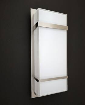 Ws-w1616-ss Modern Forms Phantom 16 Inch Led Wall Light Sconce/3000k Stainless Steel
