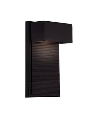 Ws-w2312-bk Modern Forms Hiline 2 Light 12 Inch Led Wall Light/3000k Black -