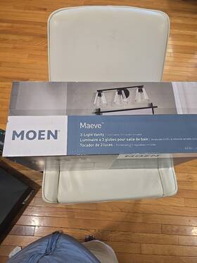 Moen 034584041241 Maeve 3 Light Vanity Moen 034584041241 Maeve 3 Light Vanity