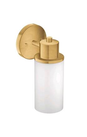 Dn0761bg Moen Iso 1-light Dual-mount Bath Bathroom Vanity Fixture With Frosted Dn0761bg Moen Iso 1-light Dual-mount Bath Bathroom Vanity Fixture With Frosted