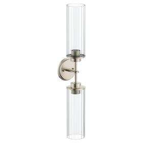 Yb1762bn Moen Greenfield Brushed Nickel 2light Vanity Fixture Wall Mounted Double