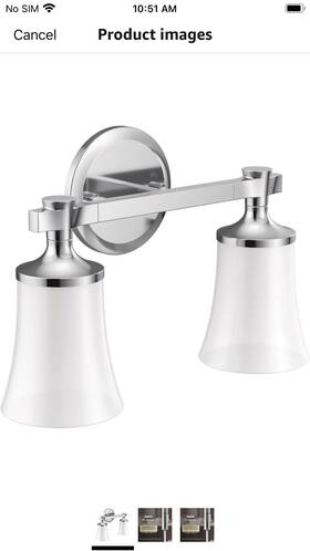 Yb0362nl Moen Yb2262ch - Bathroom Fixtures Indoor Lighting Two Globes Chrome A3a