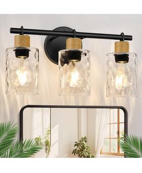 Yx-056 Mokatng 2025 Upgrade Bathroom Light Fixtures 3-light Coastal Vanity Lights With Crys
