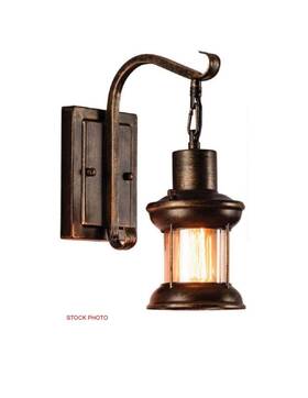 X002bl9in7 Moonkist Vintage Wall Sconce Fixture One Rustic Nordic Glass Light