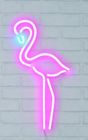 Ms17-d3-011-372 Mainstays Flamingo Flex Neon On Die Cut Frame 784857747010