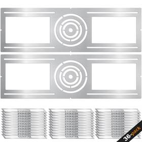 Mulmart 731262207684 New Construction Mounting Plate 3-4-6 Inch Led Recessed Lighting Housing Ki