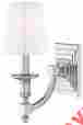 N2641-613 Metropolitan Signature 1 Light Sconce In Polished Nickel