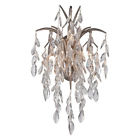 N2860-278 Metropolitan Bella Flora Wall Sconces Silver Mist Light Nib