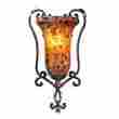 N6511-468 Metropolitan Salamanca Collection Cattera Bronze 1 Light Wall Sconce