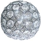N721c Style Selections Ladura Chrome Crystal Globe Vanity Light Shade