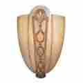 N950166 Minka Metropolitan Family Collection Single French Gold Wall Sconce W Alabaster Glass