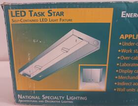 Lts-2-hw National Speciality Lighting Lts-2-hw/wh Nsl Led Under Cupboard Light Lts-2-hw/wh. 10.4w. 17-1/2 Inch New. Free Shipping