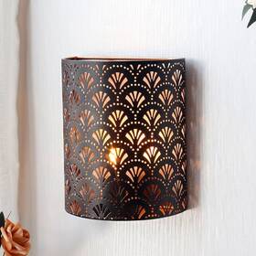 30563-r Newimage Battery Powered Lamp 8ftfth Wall Sconce Lighting Metal Rustic Mount