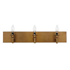 M1873-38 Nib Bathroom Thomas Vanity 3 Light Coeur Fixture Lighting Gunshell Bar
