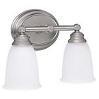 1082mn-132 Nickel Glass Vanity Matte Capital Acid Shades Washed Lighting