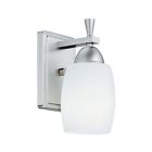 11531-bn Nickel Single Light Lithonia Star Glass Brushed Sconce Energy Wall