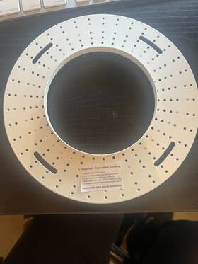 Nio-fmmr-4s Nora Lighting 4 Inch Square Flush Mount Mud Ring