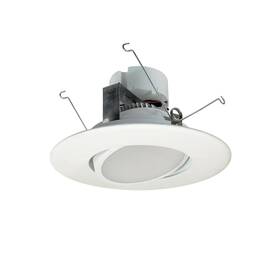 Nox-563430ww Nora Lighting 5/6 Inch Onyx Round Led Adjustable Retrofit 3000k