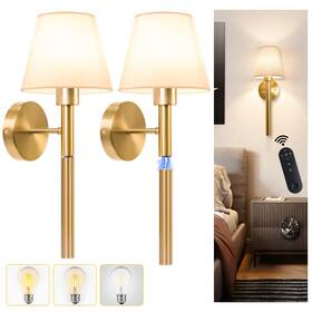 Ugl25070801 Noxlumina Battery Operated Wall Sconce Set Of Two 5200mah Magnetic-handle Rechargeable