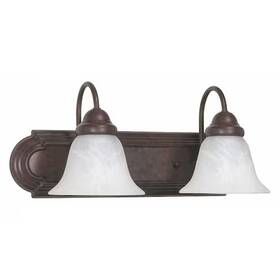 60-324 Nuvo Ballerina 2 Light 18 Inch Vanity Alabaster Glass Bell Shades 60-324 Nuvo Ballerina 2 Light 18 Inch Vanity Alabaster Glass Bell Shades