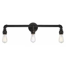 60-5793 Nuvo Iron 3 Light Vanity Fixture Industrial Bronze Finish Industr