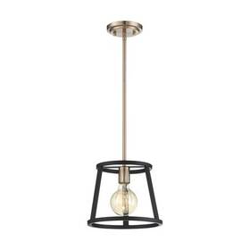 6641 Nuvo 60/6641 Chassis 1-light Mini Pendant Fixture - Copper Brushed Brass Finish
