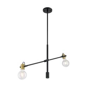 100w Nuvo 60/6988 Fixture Pendant 2-light Incandescent 120v A19 Medium