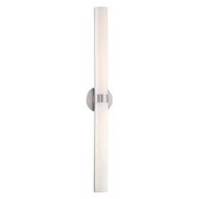 62-734 Nuvo Bond Double 37-3/8 Inch Led Vanity White Acrylic Lens Brushed