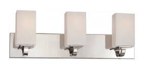 5183 Nuvo Lighting 60/5183 Vista 23-3/8 Inch Bathroom Vanity 3-light - Polished Nickel