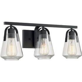 Nuvo Lighting 60/7103 Skybridge Bathroom Vanity Light Matte Black