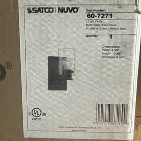 7271 Nuvo Lighting 60/7271 Sommerset Bathroom Vanity Light Matte Black 7271 Nuvo Lighting 60/7271 Sommerset Bathroom Vanity Light Matte Black