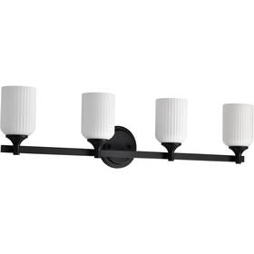 8644 Nuvo Lighting 60/8644 Solara 32.63 Inch Matte Black Vanity Wall Light