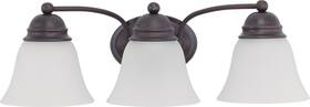 6079 Nuvo Lighting 60/6079 Empire 3 Light 21 Inch W Bathroom Vanity